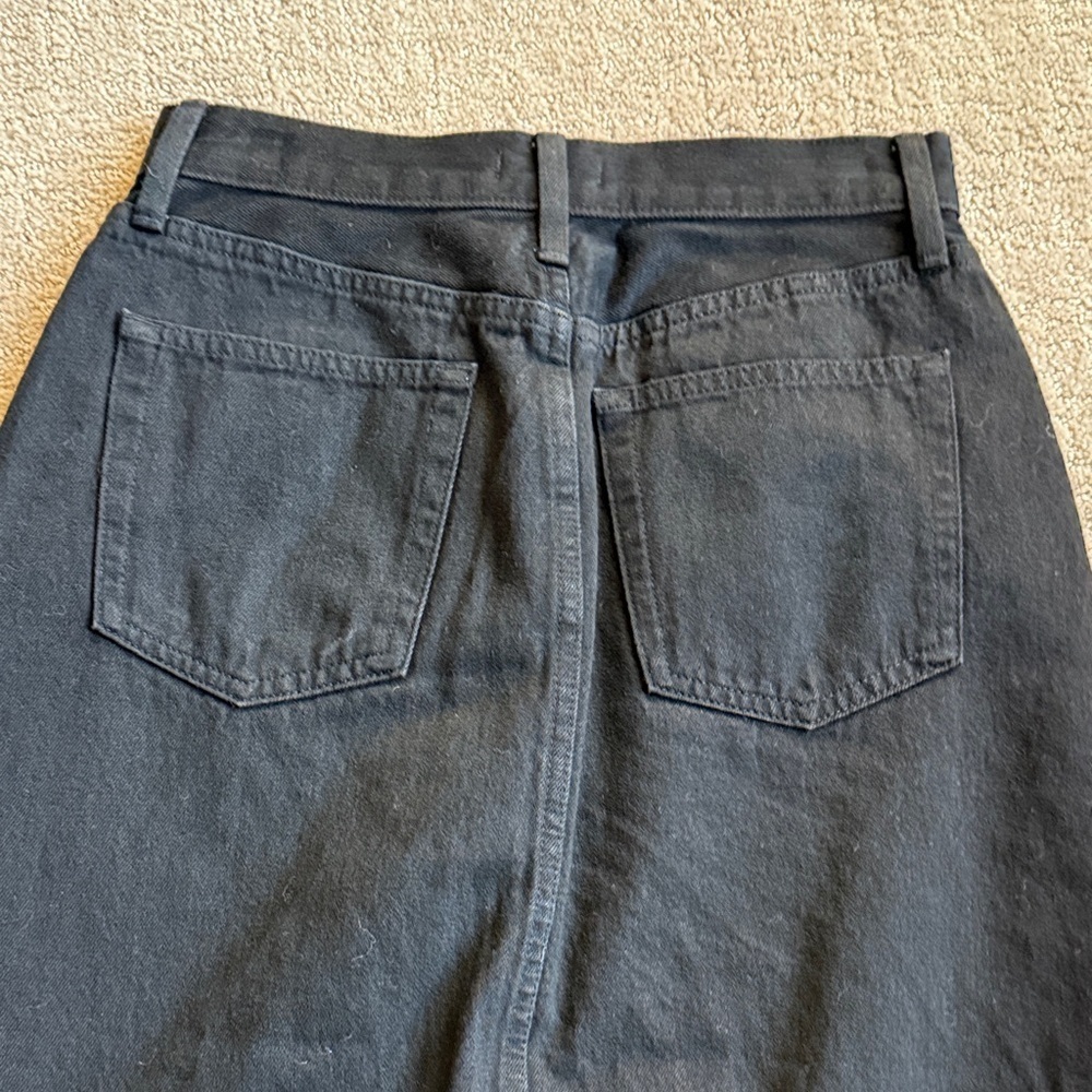 Uniqlo Black Denim Skirt - Picture 7 of 7
